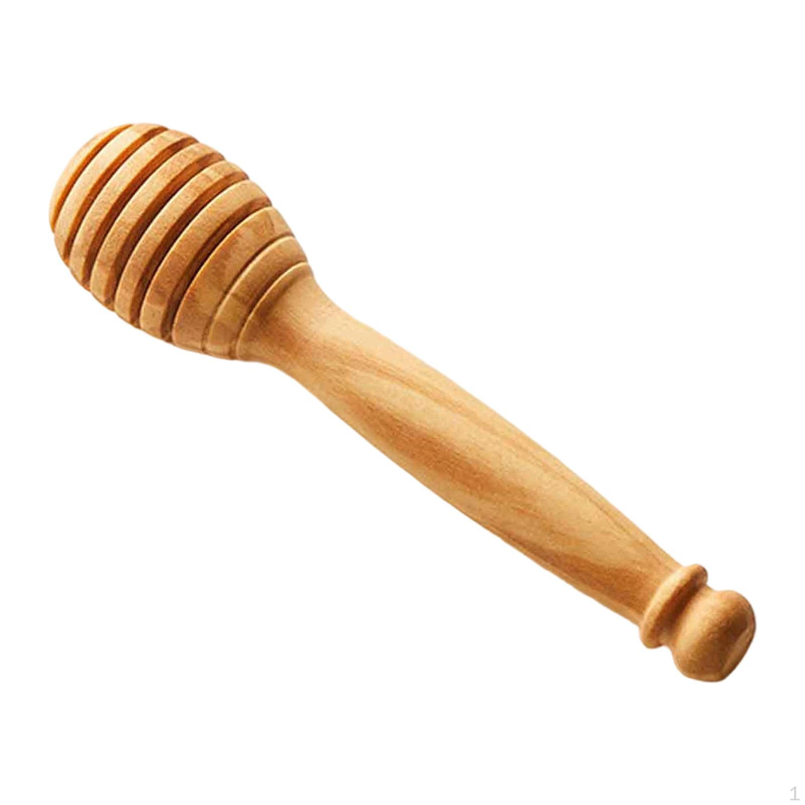 

Honey Dipper Spoon Multipurpose Baking Gadget Wooden Stir for Collecting Dispensing Drizzling 10cm
