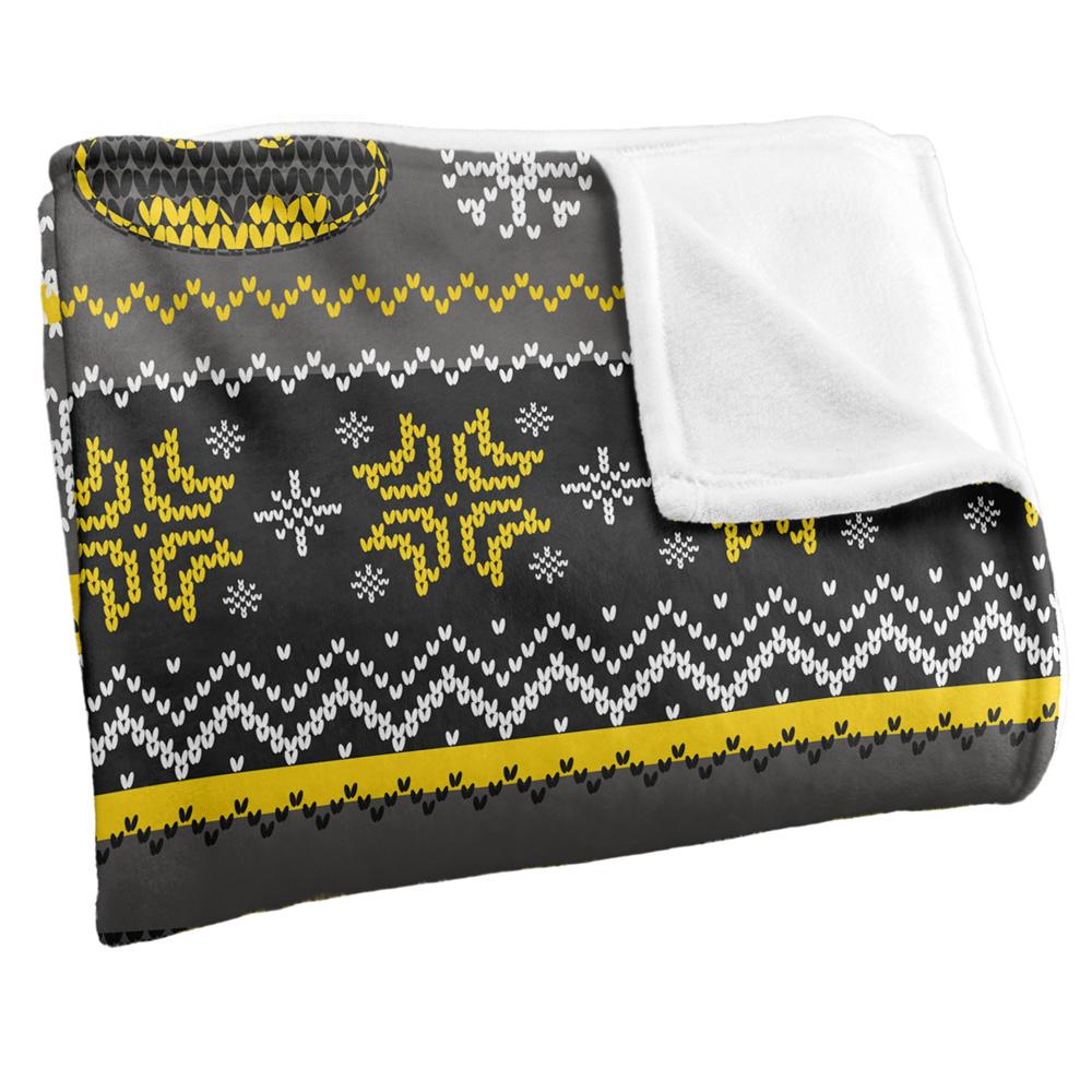Batman Christmas Fair Isle Blanket