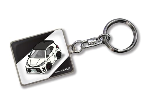 

[MKJP] Кастомная основа для брелока Черный GR Yaris 4BA-GXPA16 Белый