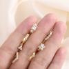 Elegant Rhinestone Earrings Set Of 4 Pairs Trendy Drop Dangle Earrings For Women Fashion Jewelry Gift