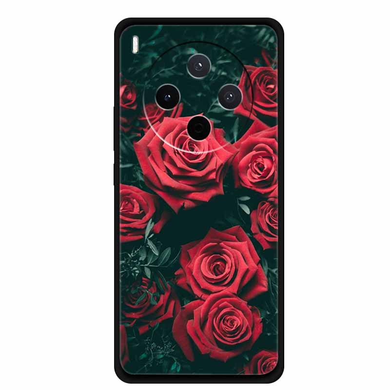 For vivo Y500 Pro 5G Case Flowers Soft Silicone TPU Phone Cases for vivoY500 Pro Shockproof Cool Wolf Animals Protective Cover