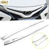 Chrome Stainless Steel Front Grill Cover Fit For 18 19 20 21 22 23 Toyota Camry