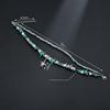 European & American Conch Rice Beads Anklet with Turtle, Starfish & Pearl Pendants