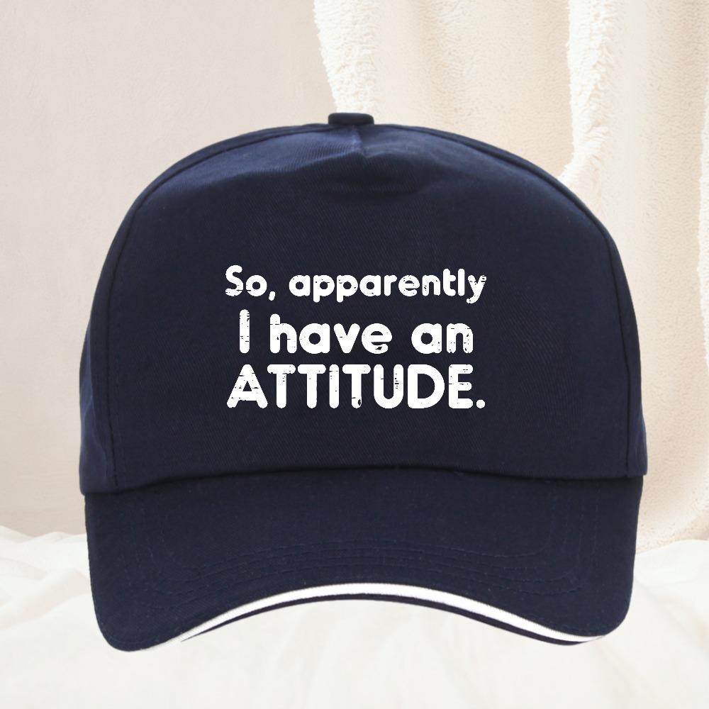 So Apparently I Have an Attitude Baseball Cap Spring Autumn Outdoor Adjustable Casual Baseball Caps Sunscreen Hat
