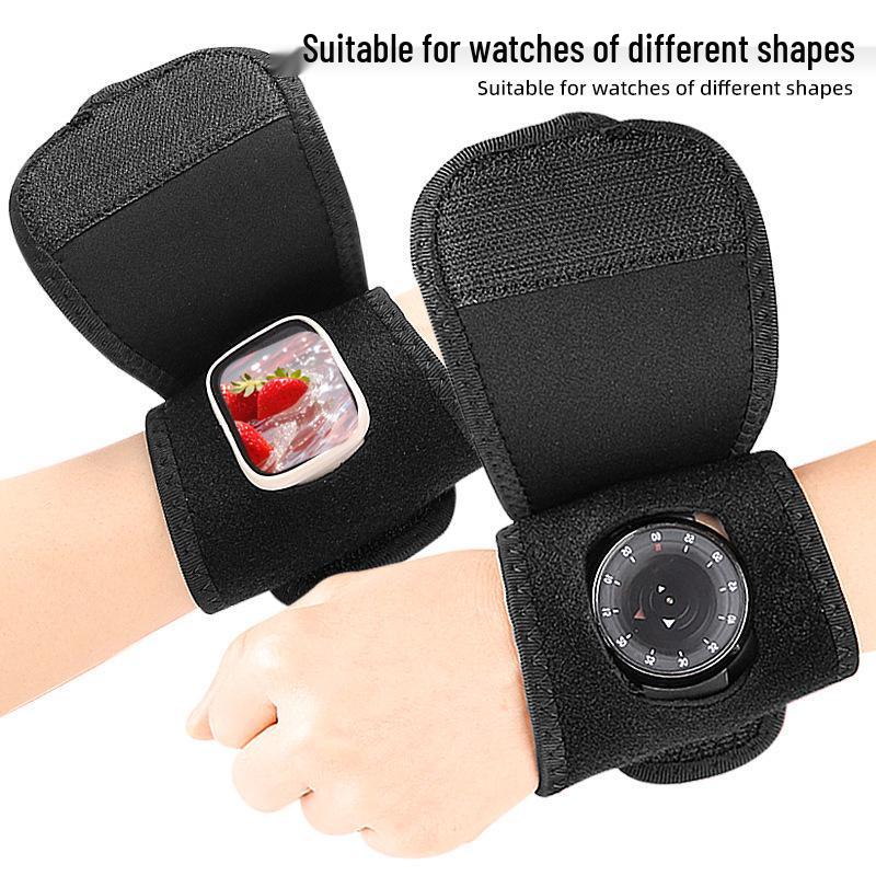Cycling Watch Protective Strap with Screen Cover - Anti-Scratch, Shock Absorbing, Breathable, Elastic