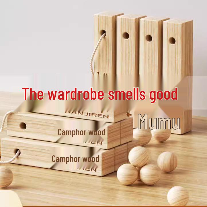 Natural Camphor Wood Anti-Mold & Insect Repellent Wardrobe Block