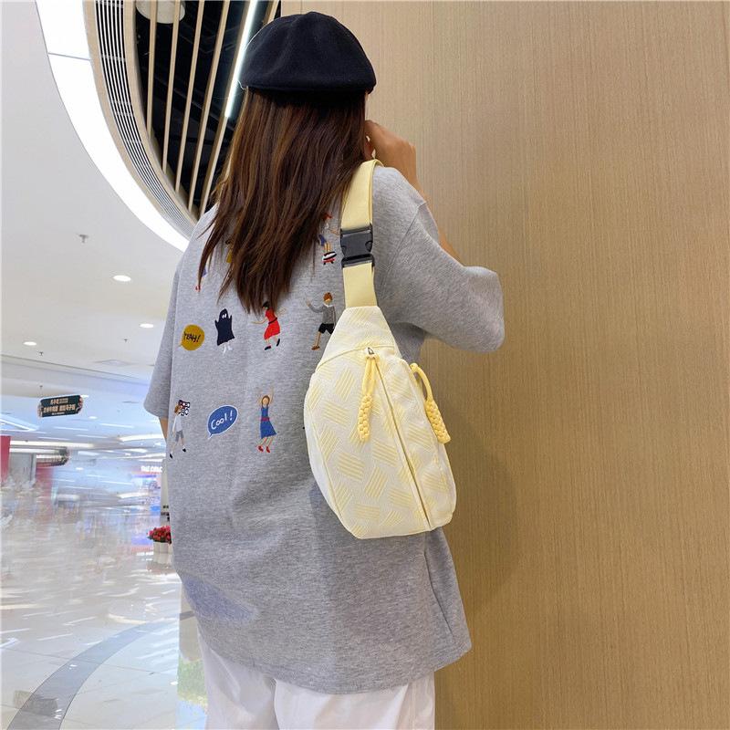

Women s dumpling bag new shoulder bag fashionable sweet messenger bag жёлтый