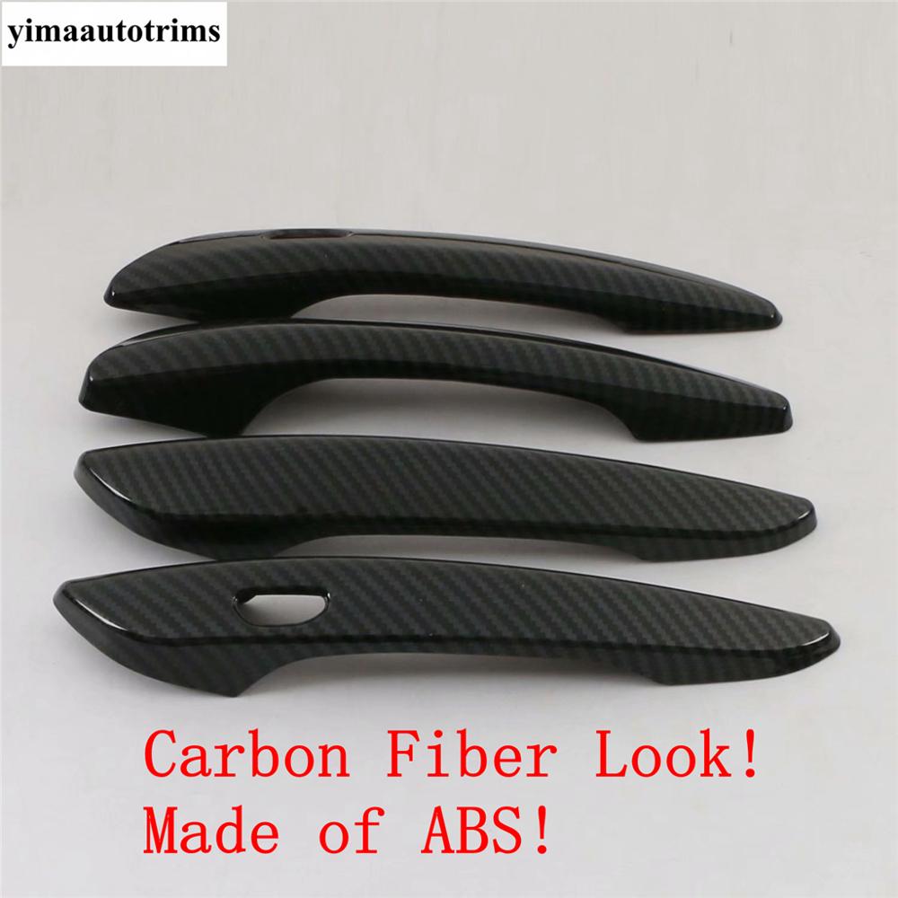 For Mazda 3  - 2025 Car Door Handle Decoration Protection Cover Trim ABS Chrome / Carbon Fiber Look Accessories Exterior Kit
