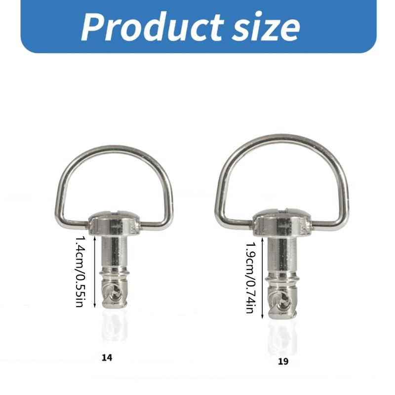 14/19mm Motorcycle Quick Release 1/4 D-ring Turn Race Fairing Fastener Universal For Honda Yamaha Suzuki Kawasaki Ducati Aprilia