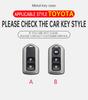 Car Key Case Cover Shell For Toyota Land Cruiser Prado 150 Sienta Porte Raum Alphard Isis Noah Zinc Alloy Leather Protec Keychai
