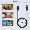 Popolier Garmin Charging Cable (Two 1m Charging Cables + 10 Black Dustproof Plugs) Garmin USB Charging Cable for Fast Data Transfer [Fast