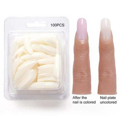 1 Set Entraînement Réaliste Durable Articulations Flexibles DIY Ongles Pratique Ongle Mannequin Doigt Entraînement Doigt