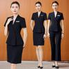 Women's Professional Slim Fit Summer Suit Skirt - Gold Jewelry Shop, Medical Aesthetics, Art Academy Workwear