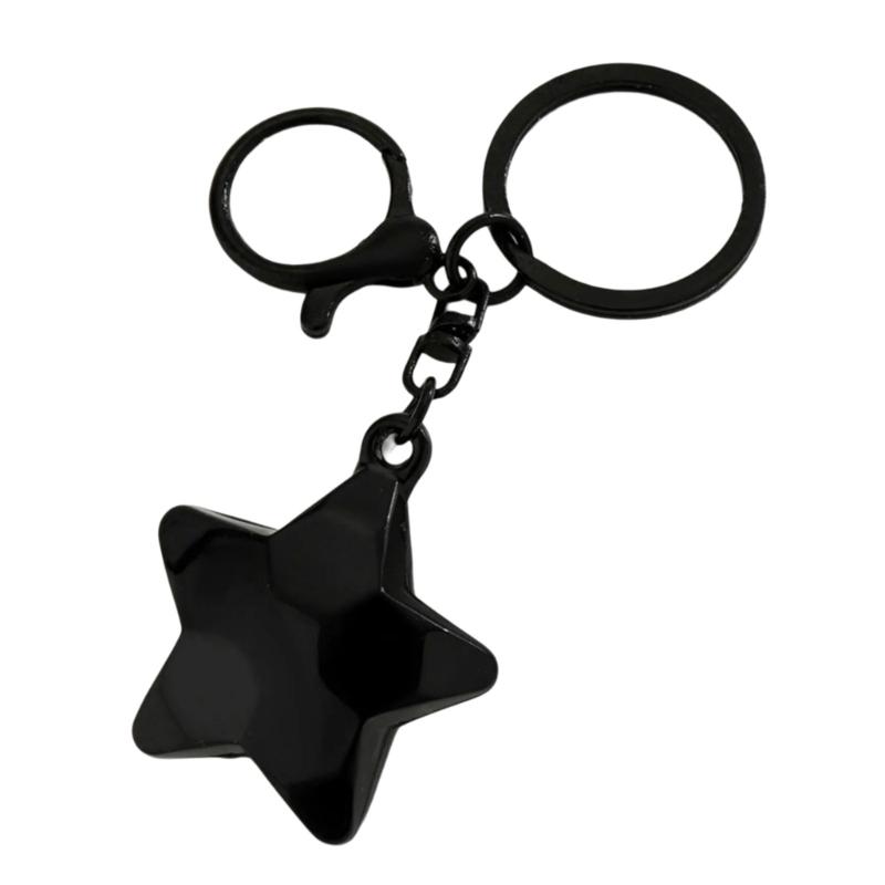 

Vibrant Candy Colored Acrylic Star Keychain Star Bag Charm For Everyday Use Sturdy & Lightweight Accessory