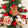 Creative Christmas Cute Plush Doll Keychain & Backpack Charm for Girls