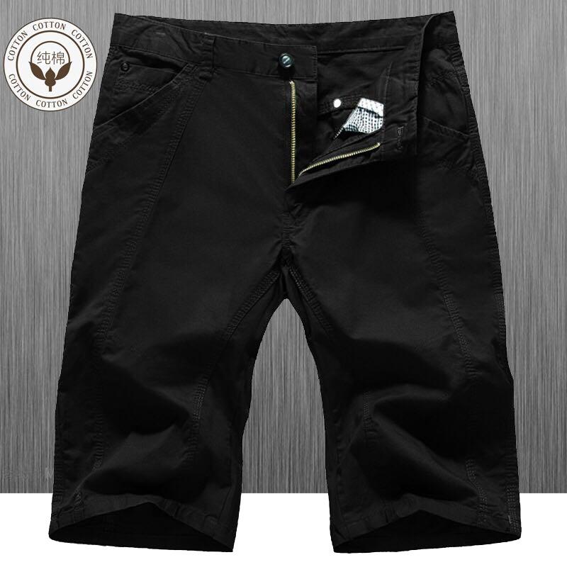 Summer Men 'S Cotton Casual Plus Size Shorts Youth Tooling 