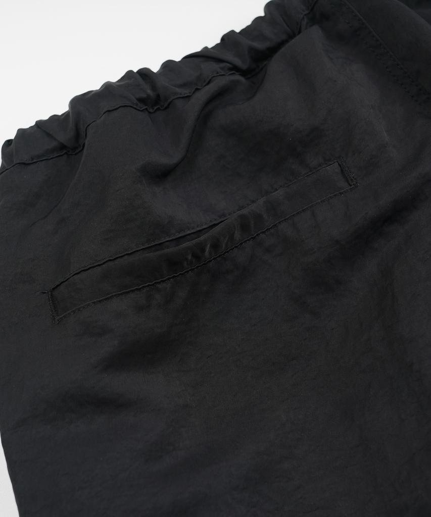 FRIZMWORKS String Nylon Track Pants _ Black