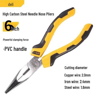 Deli Tools DL2106 DL2108 Kombinované kleště pro elektrikáře s úzkými a dlouhými čelistmi 6 palců/8 palců