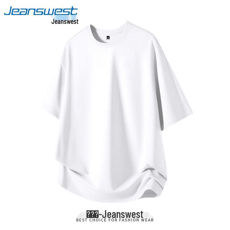 Jeanswest Men's Summer 2026 Ice Silk Mesh Quick-Dry T-Shirt