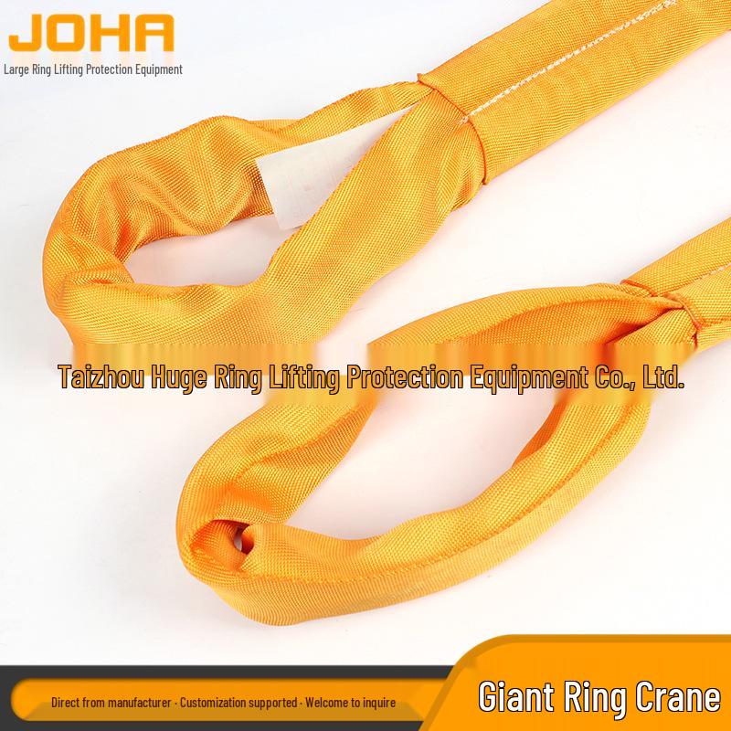 10-Ton Flexible Lifting Sling with Round End Loops - Available In 1.2m, 2m, 4m, 5m, 8m, 10m Lengths