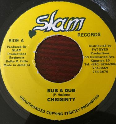 7-tums skiva CHRISINTI - Rub A Dub NONE Slam Records 2000 Jamaica Reggae, Ska & Dub Använd