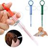 Pet Medicine Feeder Cats Dogs Push-type Pill Applicator Milk Tube Feeder Deworming Syringe Injection Tool Dog Accessories