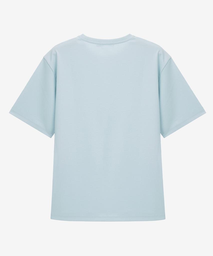 BASIC HOUSE Uni Cool Ponte Short Sleeve T-Shirt Mint Lyts3103 (Type B)