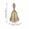 2pcs Super Loud Hand Bell Counter Vintage Style Service Bell Vintage Call Bell Reminder  Home Use