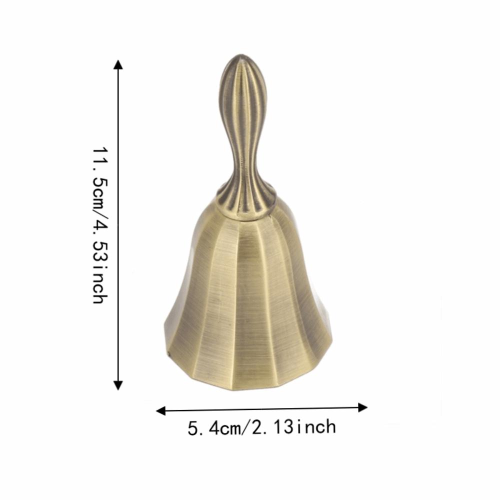 2pcs Super Loud Hand Bell Counter Vintage Style Service Bell Vintage Call Bell Reminder  Home Use