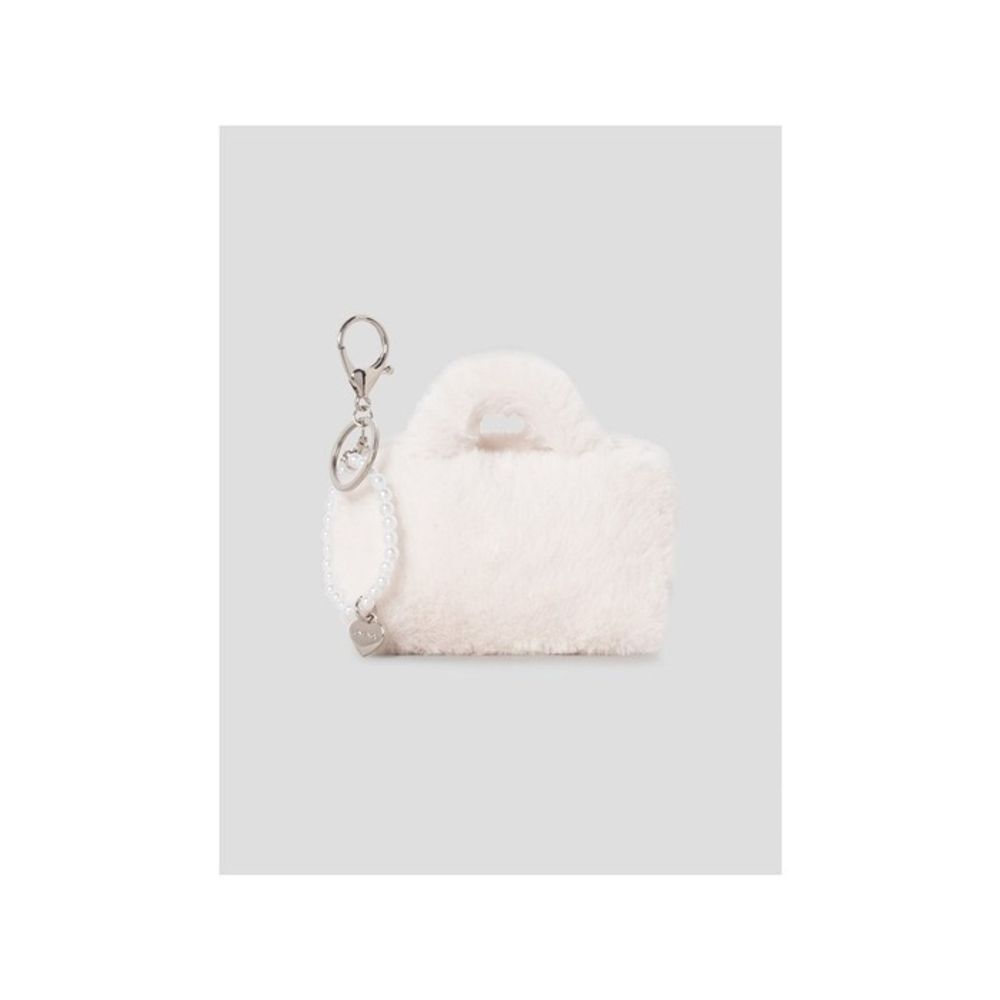 8SECONDS Fur Bag Keychain Ivory (195X8ZWY20)