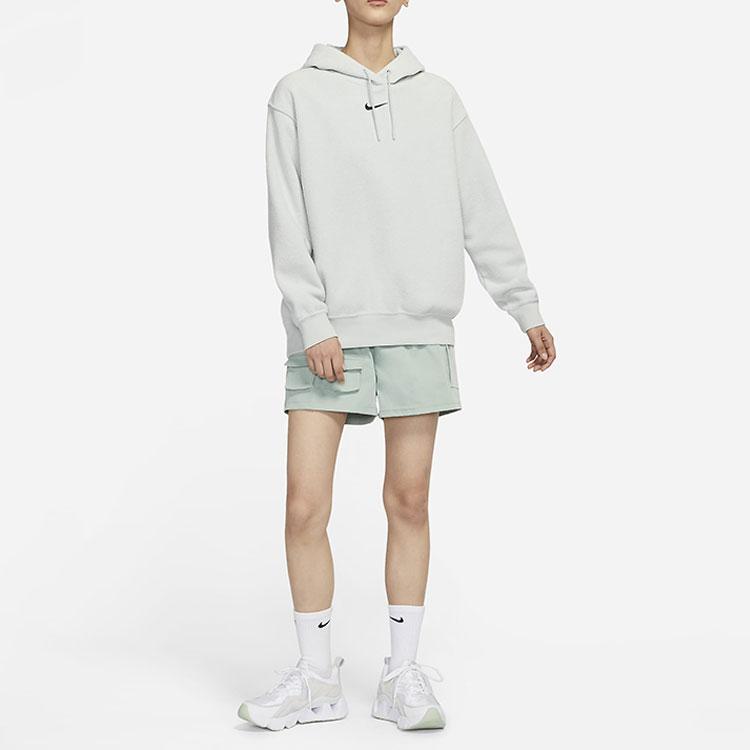 Nike Casual Logo Hoodie Women Hoodies Light-Blue DD5119-013