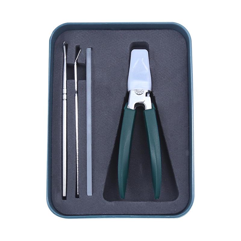 In Stock: Imitation Gold Cicada Anti-Splash Super Sharp Angled Nail Clippers with Large Opening and Stainless Steel Pliers