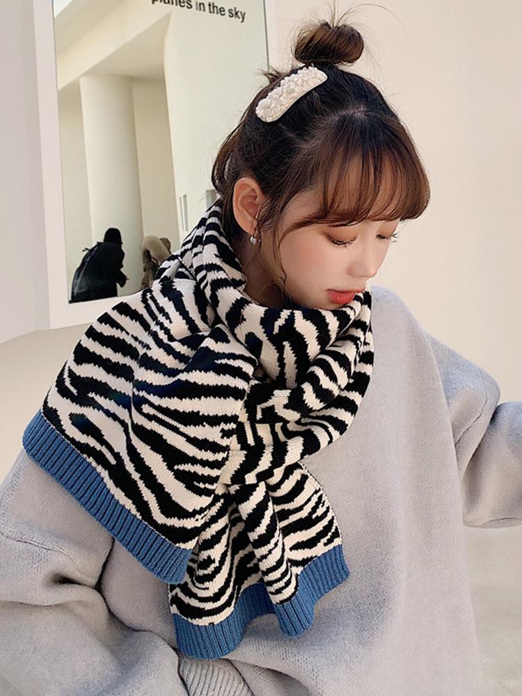 Imitation Cashmere Women Scarf Autumn Winter Stripe Scarve Pashmina Mujer Femme Foulard Bufanda Wrap Shawls Echarpe Hiver Pareo