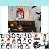 New Halloween Switch Stickers Eight Piece Set Featuring Ghostly Pumpkins For Decorative Home Dcor