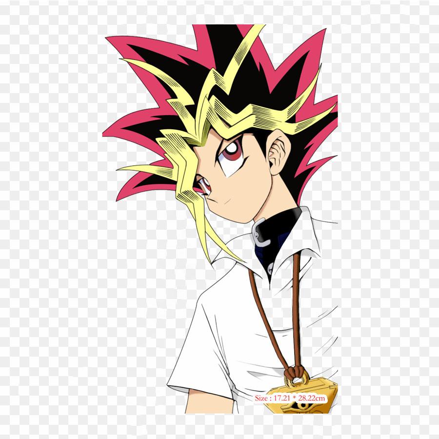 Yami Yugi Yugi Mutou Yami Yugi Iron On Patches For Clothing Applique Stickers On Clothes Heat-Sensitive Custom Patch