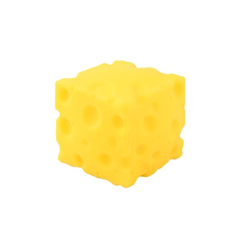 Square Cheese Squishy Toys Slow Rebound Sensory Toys Cheese Stress Balls