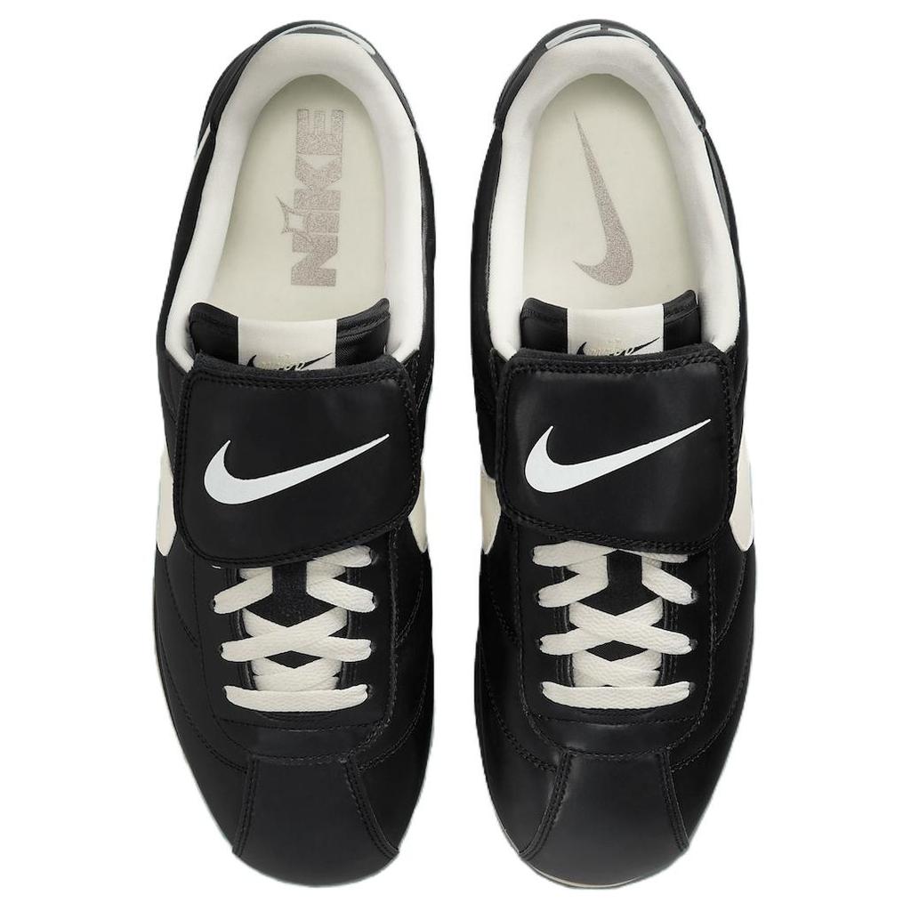 Nike Cortez Lær SE Tiempo-pakke - Svarte Unisex Sneakers Hvit Gummi-brun IM4843-010