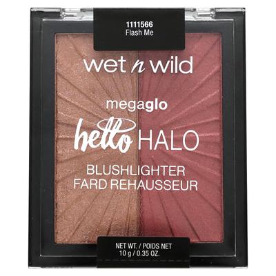 MegaGlo, Hello Halo Blusher Lighter, 1111566 Flash Me, 10g (0.35oz)