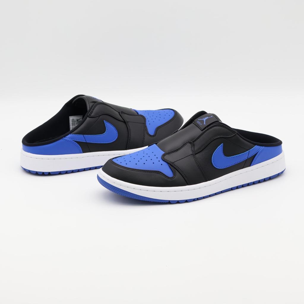 FJ1214-002 Nike Air Jordan Mule Golf Black White Royal