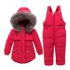 Piumino invernale per bambini, tuta per vestiti per ragazze, tuta da neve per bambini, ragazzo, parka, cappotto, set da bambino