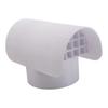 Exhaust Port Cap for Radon Fan Duct Installations On Smoke Extraction and Roof Ventilation Systems PVC Material