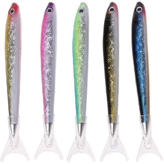 1Pc Creative Fish Ballpoint Pen Ocean Signature for Stationery School Office Supply (Random Color)