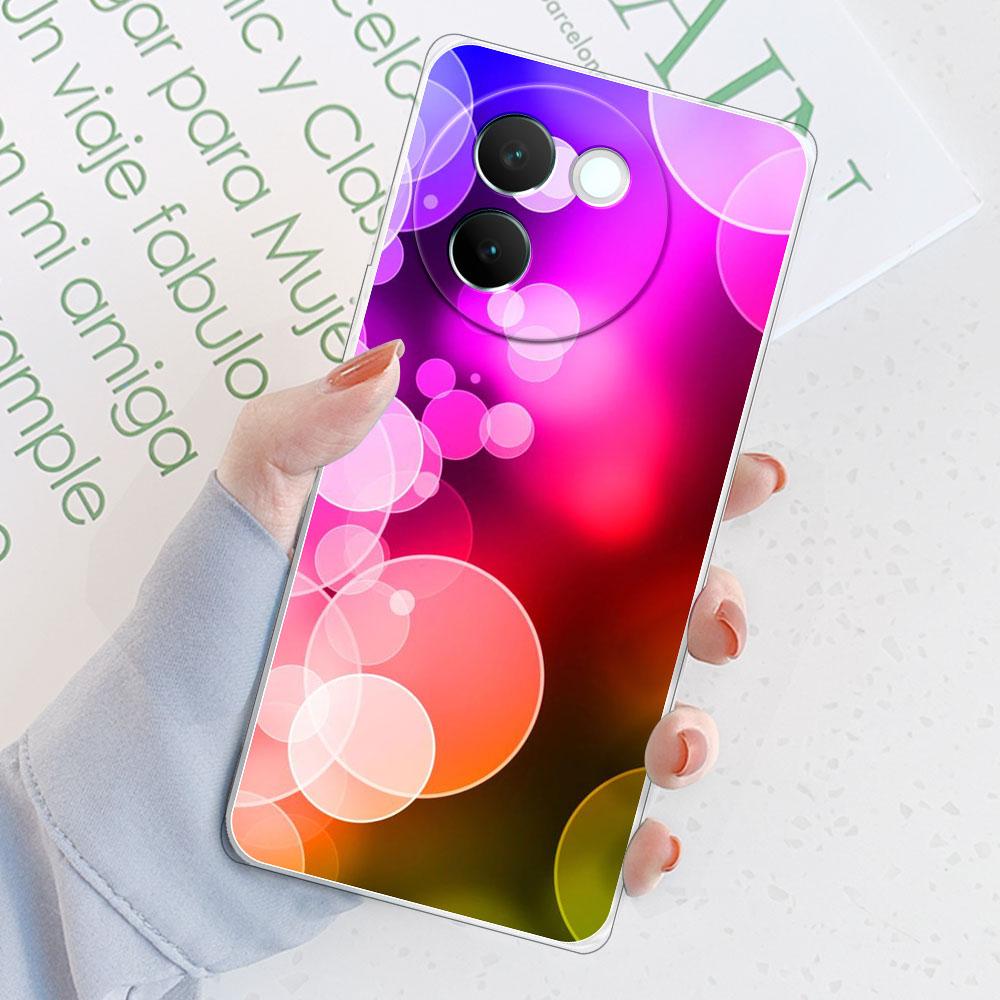 For Vivo V30E 5G Case Back Cover For Vivo Y200i 5G Funda Shockproof Clear Soft Silicone Phone Case on Vivo T3X 5G Protect Coque