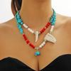 Retro Turquoise Bohemian Ethnic Necklace for Women