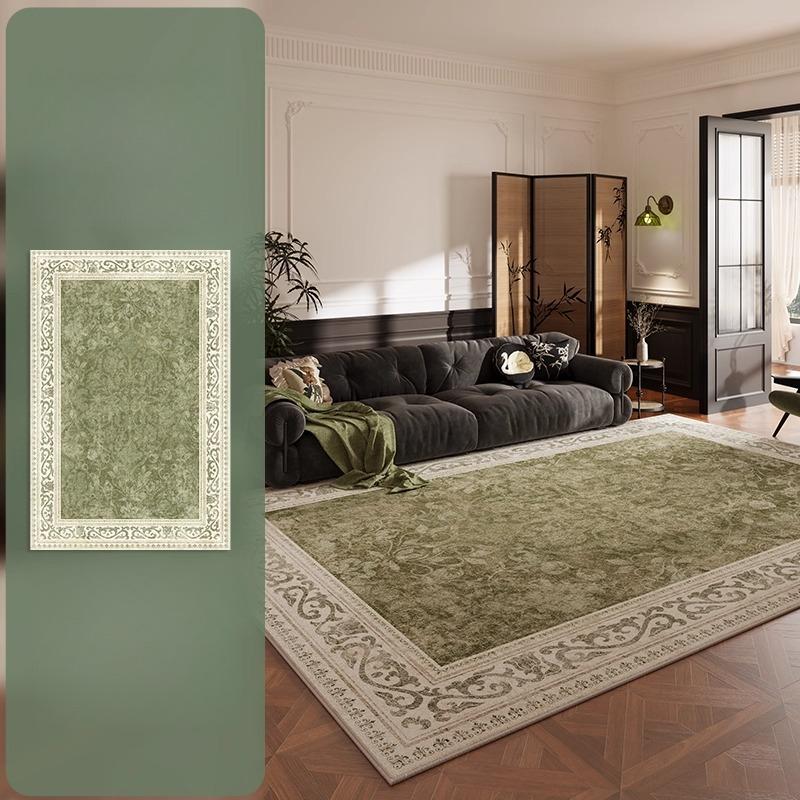Nordic Style Living Room Decoration Soft Carpet Washable Lounge Green Floor Mat Large Area Rugs for Bedroom Anti-slip Study Rug