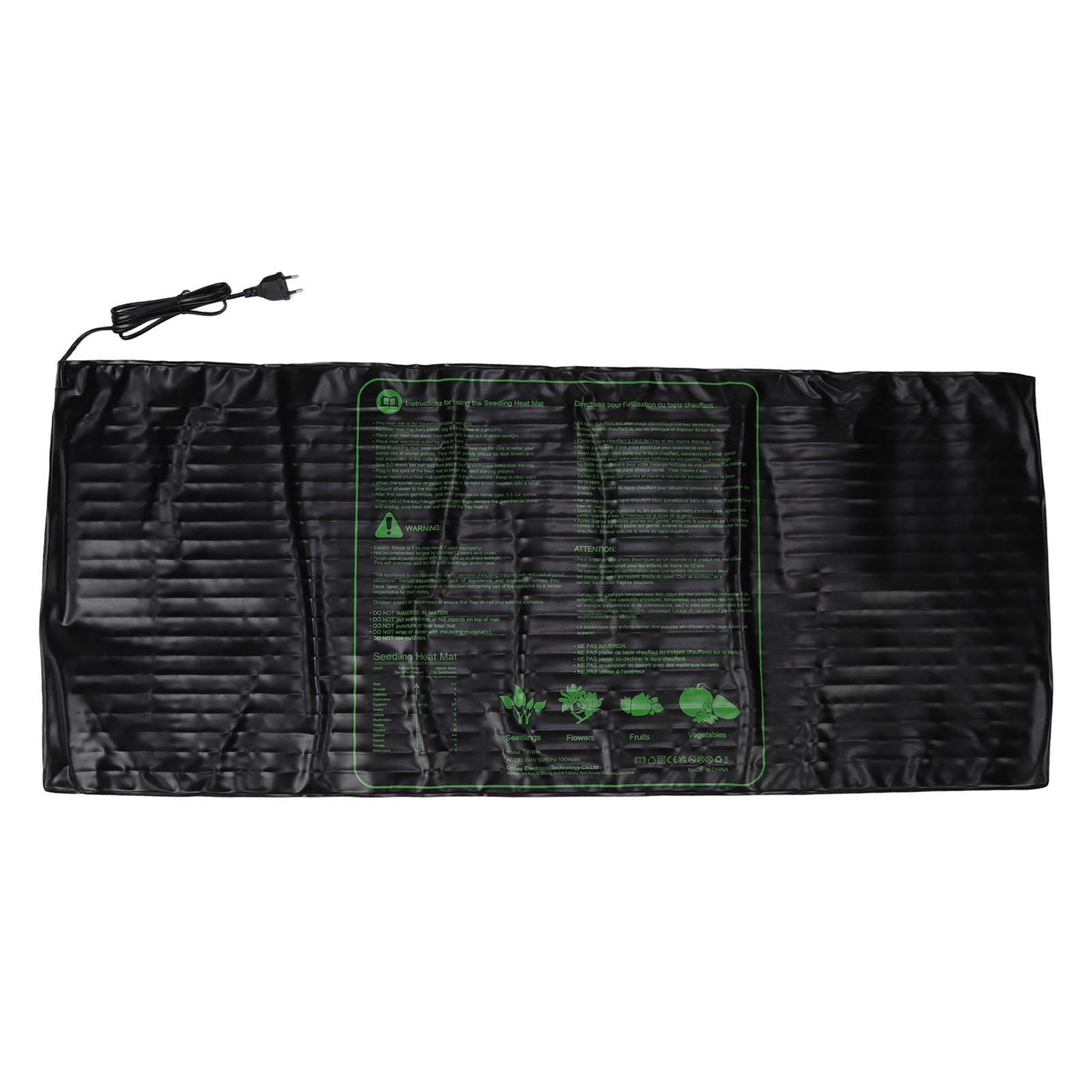 

Водонепроницаемый нагревательный коврик для рассады, профессиональный гибкий нагревательный коврик для проращивания семян растений для сада