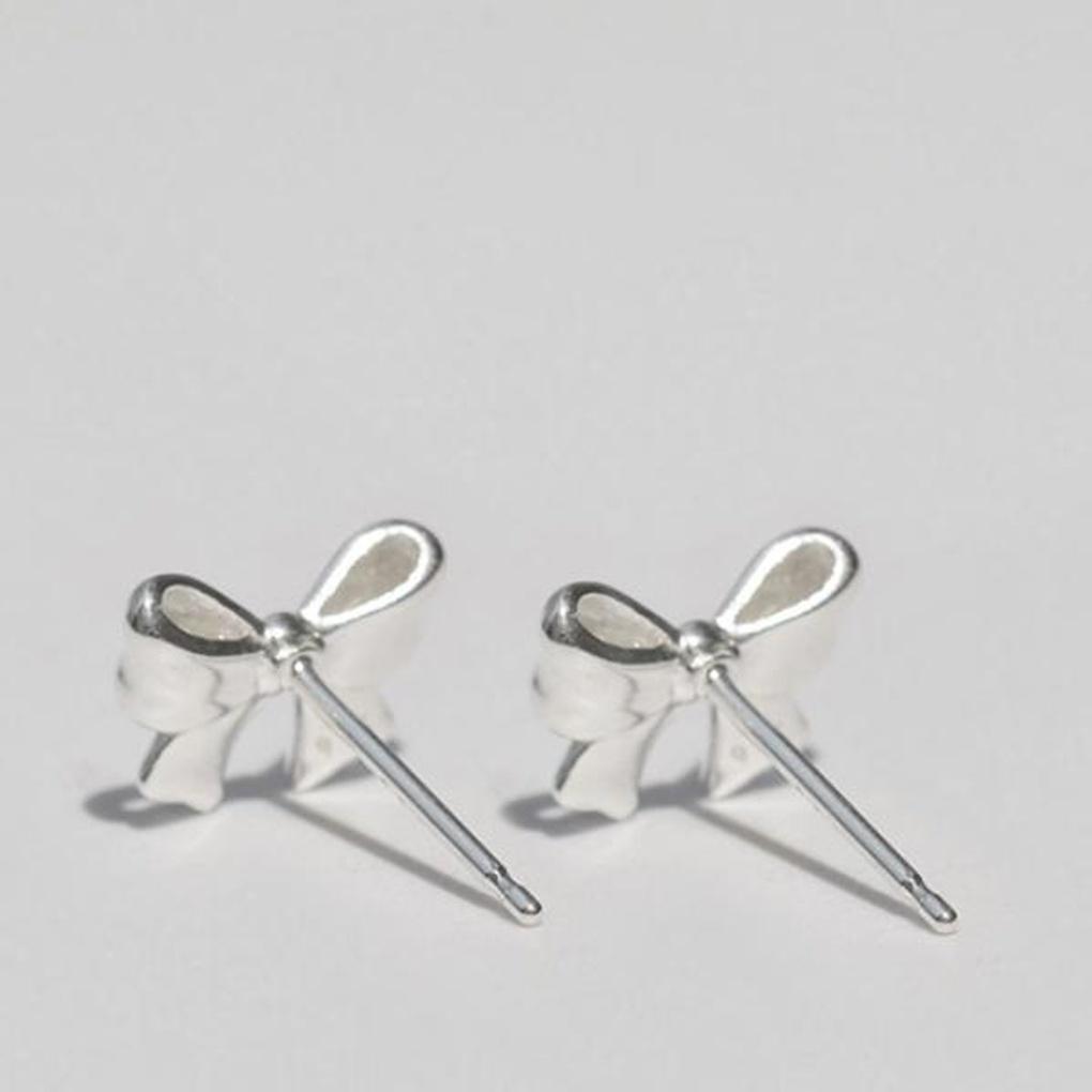 Women's Daily Accessory Sari Mini Ribbon Earrings