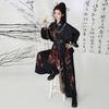 Women's & Men's Dunhuang-Inspired Hanfu Set, Embroidered Shirt & Wide-Leg Pants, New Chinese Wuxia Style