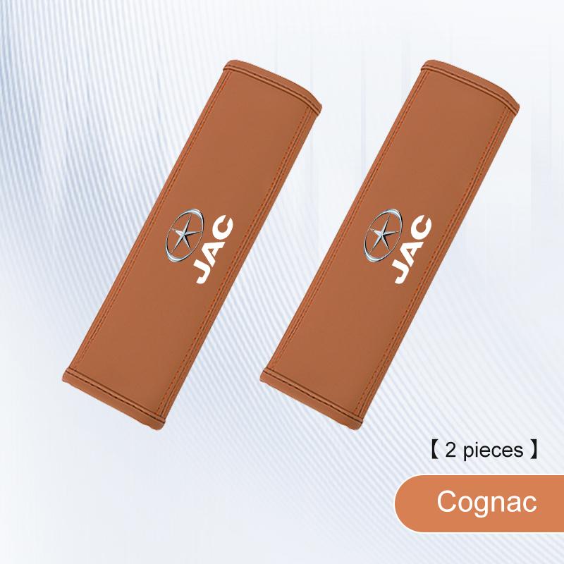 Car Leather Shoulder Protector Pad For JAC Refine J3 J2 S5 S3 J5 J6 J4 T8 j4 j7 All Series Auto Safety Belt Cover Accessories