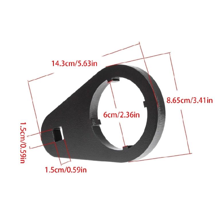 Engine 1/2in Drive Mainshaft 5th Gear Nut Wrench for NV4500HD 5th Gear Lock Nut Retainer Universal Repair Tool